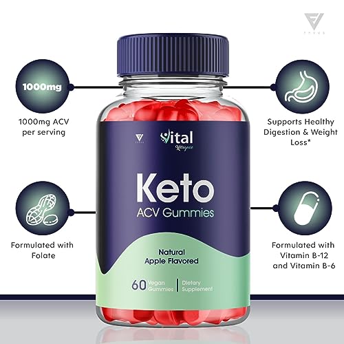(3 Pack) Vital Ketogenic Keto ACV Gummies for Weight Loss, Vital Private Keto ACV Gummies FyvusUS supplements