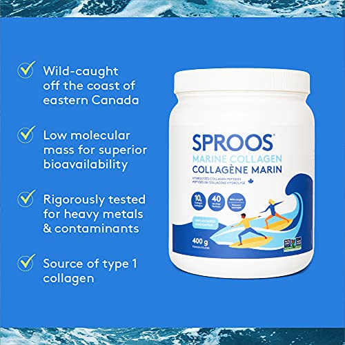 SPROOS - Marine Collagen - Beverage Powder - Hydrolised Collagen Peptides SPROOSUS supplements