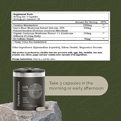 Lift Black Label – Nootropic Brain Booster Supplement for Productivity Fasted AthleteUS supplements