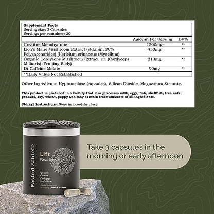 Lift Black Label – Nootropic Brain Booster Supplement for Productivity Fasted AthleteUS supplements