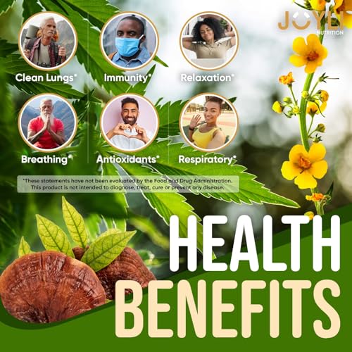 JOYLI Hemp Gummies - Natural Lung Cleanse with Mullein Leaf & Reishi JOYLI NutritionAu supplements