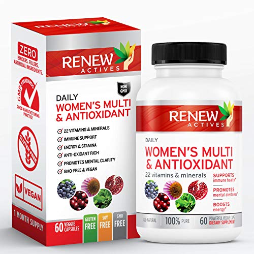 Renew Actives Women's Multi-Vitamin & Antioxidant: Daily Health Supplement for Woman Renew ActivesUS supplements