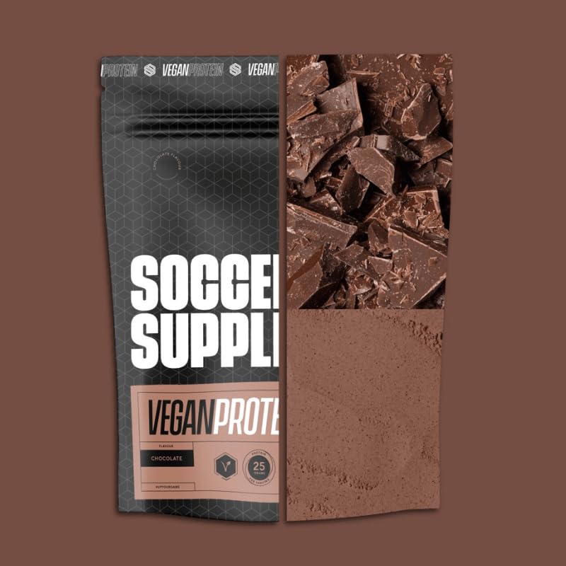 Soccer Supplement Vegan Protein Powder - 25g's of Protein per Serving, Chocolate Flavour SOCCER SUPPLEMENTAu supplements