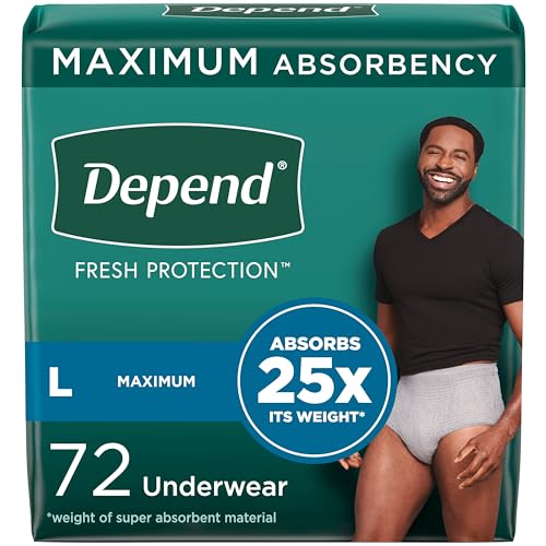 Depend Fresh Protection Adult Incontinence Underwear for Men DependAu supplements