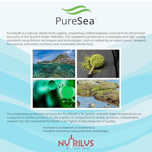 Marine Collagen Complex 60 Capsules 500mg with PureSea Seaweed Providing Iodine NutrilusAu supplements