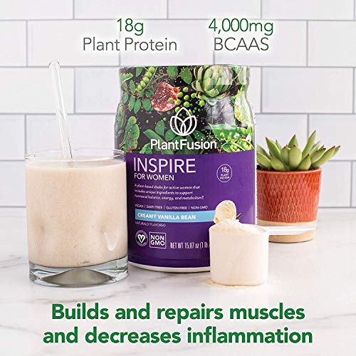PlantFusion Inspire Plant Protein Powder for Women - Low Carb Protein Powder for Lean PlantFusionAu supplements