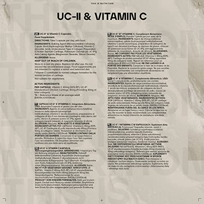 Bulk UC II Collagen Capsules, 40 mg, Pack of 60, Packaging May Vary BulkUS supplements
