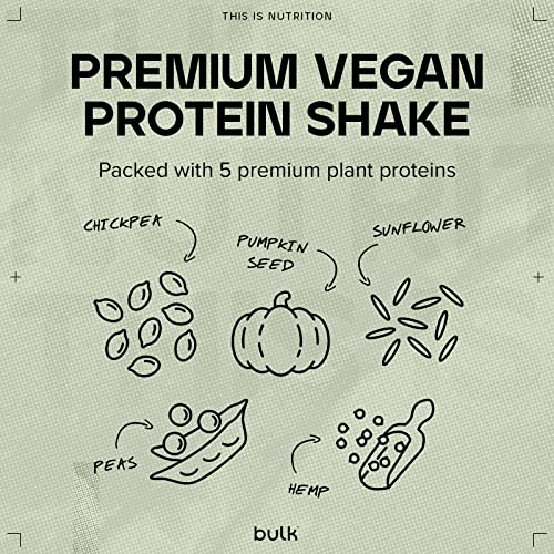 Bulk Gourmet Vegan Protein Powder, Chocolate, 700 g BulkAu supplements