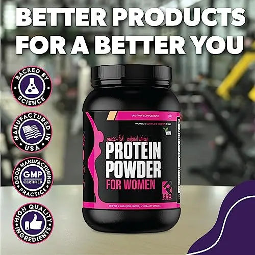 Whey Protein Powder for Women - Supports Lean Muscle - Low Carb - Gluten Free - Grass Fed & rBGH Hormone Free (Creamy Vanilla, 2 lb) PRO NUTRITION LABSAu supplements