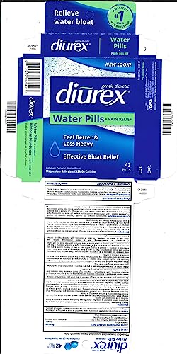 DIUREX WATER PILLS BOX OF 42 DiurexAu supplements