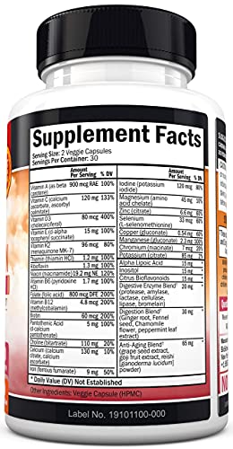 Multivitamin for Women with Vitamin D3 - Multivitamins for Bone Breast Skin Joint BioSchwartzAu supplements