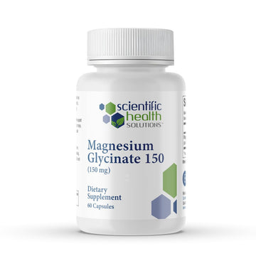 Scientific Health Solutions Magnesium Glycinate 150 mg – High‑Absorption Magnesium for Heart, Bone & Muscle Health – Supports Leg Cramps & Cardiovascular Function – Gentle on Stomach, Vegan, 60 Count Scientific Health SolutionsAu supplements