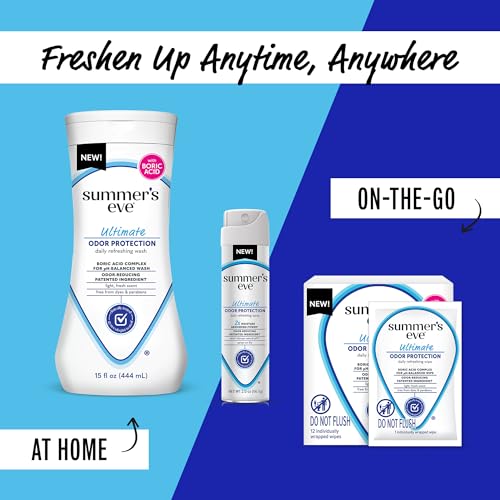 Summer's Eve, Ultimate Odor Control, Feminine Spray for Odor Protection, Talc-Free, Absorbs Moisture, 2 oz Summer's EveAu supplements