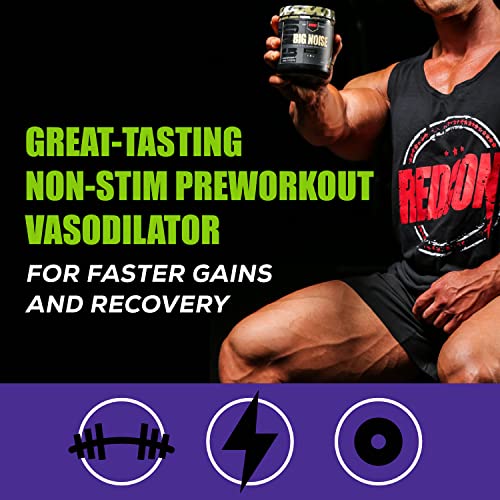 REDCON1 Big Noise Non Stim Preworkout, Sour Gummy Gear - Betaine Anhydrous & Acetyl L REDCON1US supplements