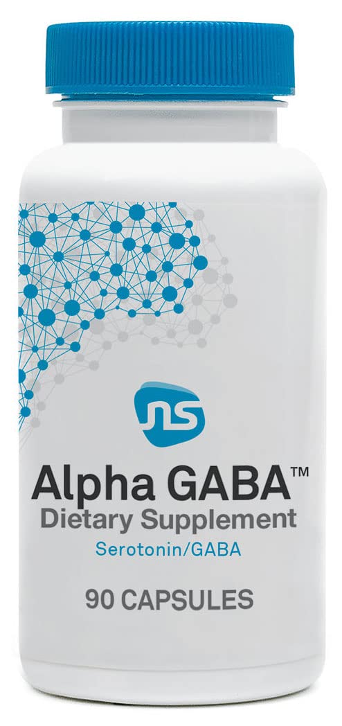 Neuroscience Alpha GABA Supplements - Mood Support Capsules with GABA & L-Theanine - Calming Supplements for Adults for Day or Night Anxiousness (90 ct) NeuroScienceAu supplements