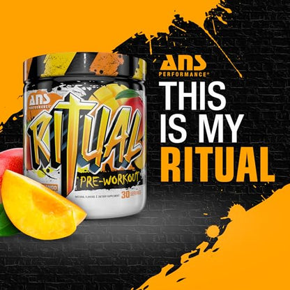 ANS Performance Ritual Pre Workout (30 Servings, 12.7 oz) - Complete Preworkout Formula ANS PerformanceUS supplements