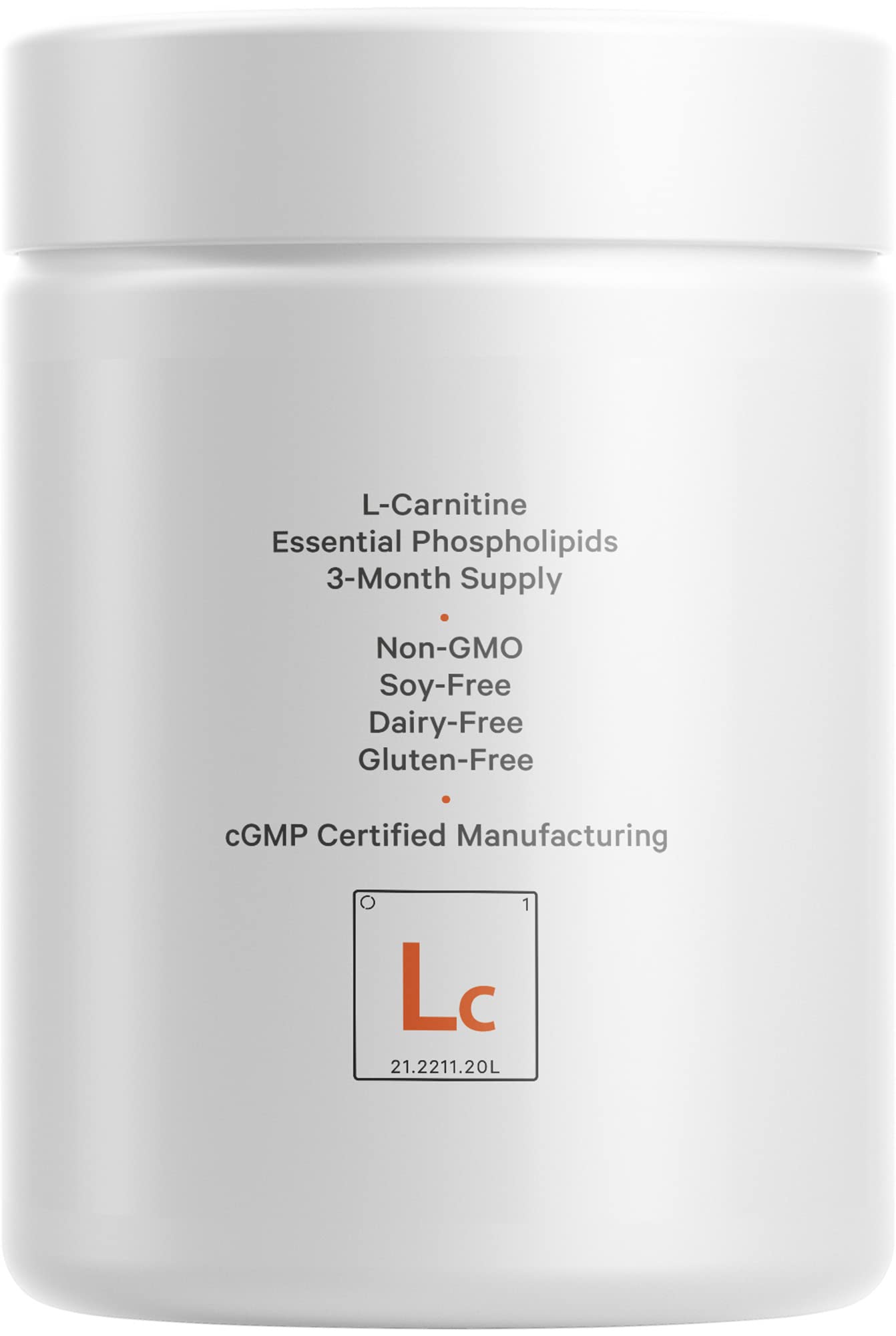Codeage Liposomal L-Carnitine+ Supplement - 500 mg L-Carnitine L-Tartrate per Serving - Free-Form Amino Acid - Carnitine - Liposomal Delivery - Vegan, Non-GMO, Gluten-Free - 90 Capsules CodeageAu supplements