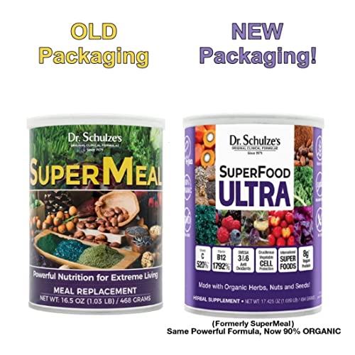 Dr. Schulze's SuperFood Ultra | Organic Super Food Powder | Vitamin B Complex and 520% Dr. Schulze'sUS supplements