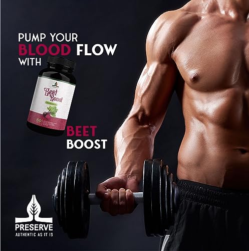 PRESERVE Organic Beetroot casules 16,000mg Per Serving, Natural Monthly Supplement PRESERVEAu supplements