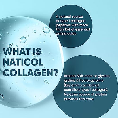 Marine Collagen Capsules 1455mg - Naticol Type 1 Collagen Supplements for Women & Men maxmedixUS supplements