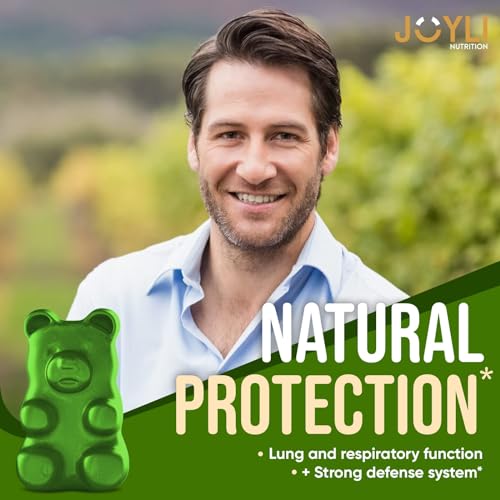 JOYLI Hemp Gummies - Natural Lung Cleanse with Mullein Leaf & Reishi JOYLI NutritionUS supplements