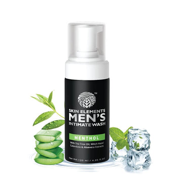 Skin Elements Intimate Wash for Men with Menthol (4.05 fl. oz.) | pH Balanced Foaming Private Skin ElementsAu supplements