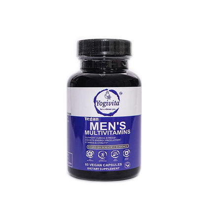 Yogivita Men’s Multivitamin – Complete Wellness, Energy & Immunity Support – Vegan, Gluten-Free, 60 Capsules YogivitaUS supplements