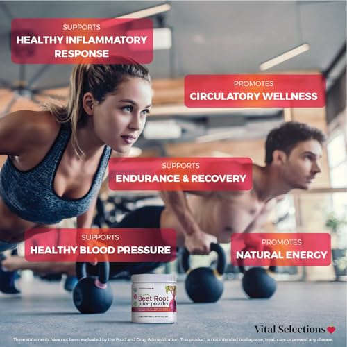 Vital Selections 100% Organic Beet Root Juice Powder, Highest Purity and Potency Vital SelectionsUS supplements