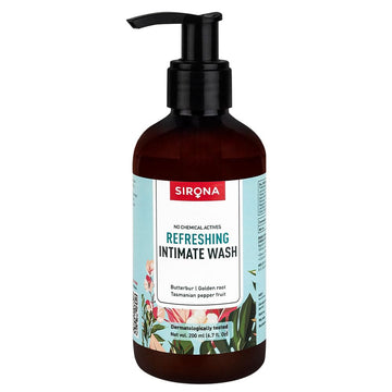 Sirona Natural Refreshing Feminine Wash - 6.7 Fl Oz (200 ml) | No Chemical, No Irritation, pH Balanced Intimate SironaAu supplements