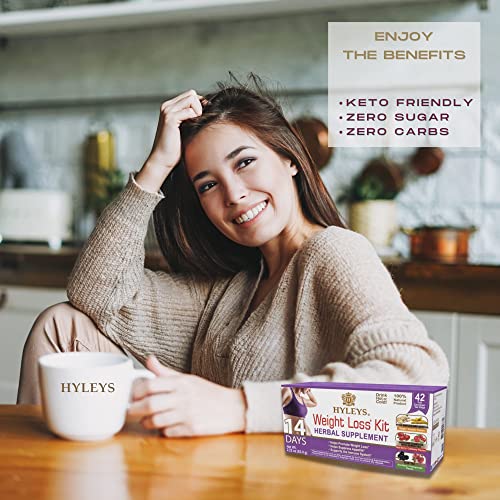 Hyleys 14 Day Weight Loss Tea - 42 Tea Bags (1 Pack), Detox Tea for Cleanse HYLEYSUS supplements