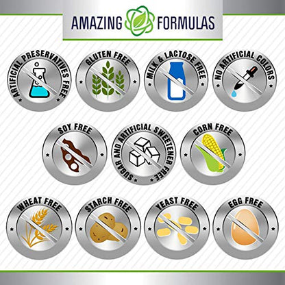 Amazing Formulas L-Carnitine Fumarate 1000Mg 120 Tablets Supplement | Amino Acid Amazing NutritionUS supplements