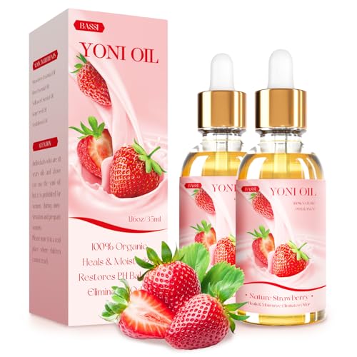 BASSI 2PCS Yoni Oil Organic Feminine Oil Vaginal Moisturizer - Ph Balance for Women - Feminine Deodorant BASSIAu supplements