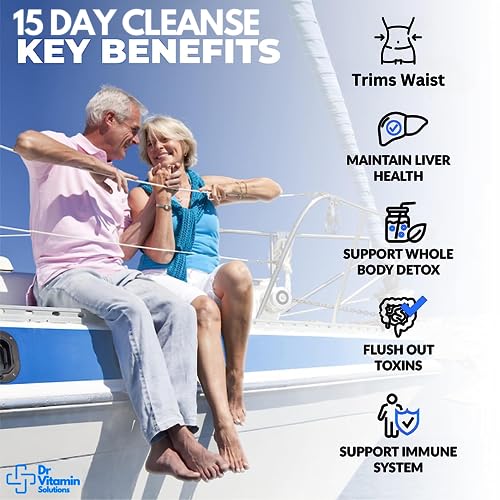 Professional Detox Cleanse for Weight Loss and Belly Fat, 15 Day Colon Cleanse, Body Detox DR VITAMIN SOLUTIONSAu supplements