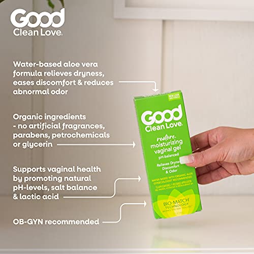 Good Clean Love Restore Moisturizing Vaginal Gel, pH-Balanced, Water-Based with Aloe Vera & Lactic Acid Good Clean LoveAu supplements