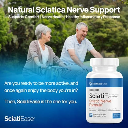 SciatiEase Sciatic Nerve Health Support - Sciatic Nerve Supplement with Pea, Vitamin B SciatiEaseUS supplements