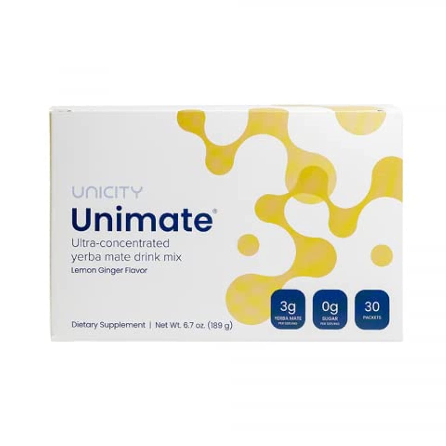 Unicity UNIMATE (Lemon Ginger, 30 Pouches) UnicityUS supplements