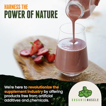 Organic Muscle Superfood Pre Workout Powder for Men & Women, Passionfruit Guava Organic MuscleUS supplements