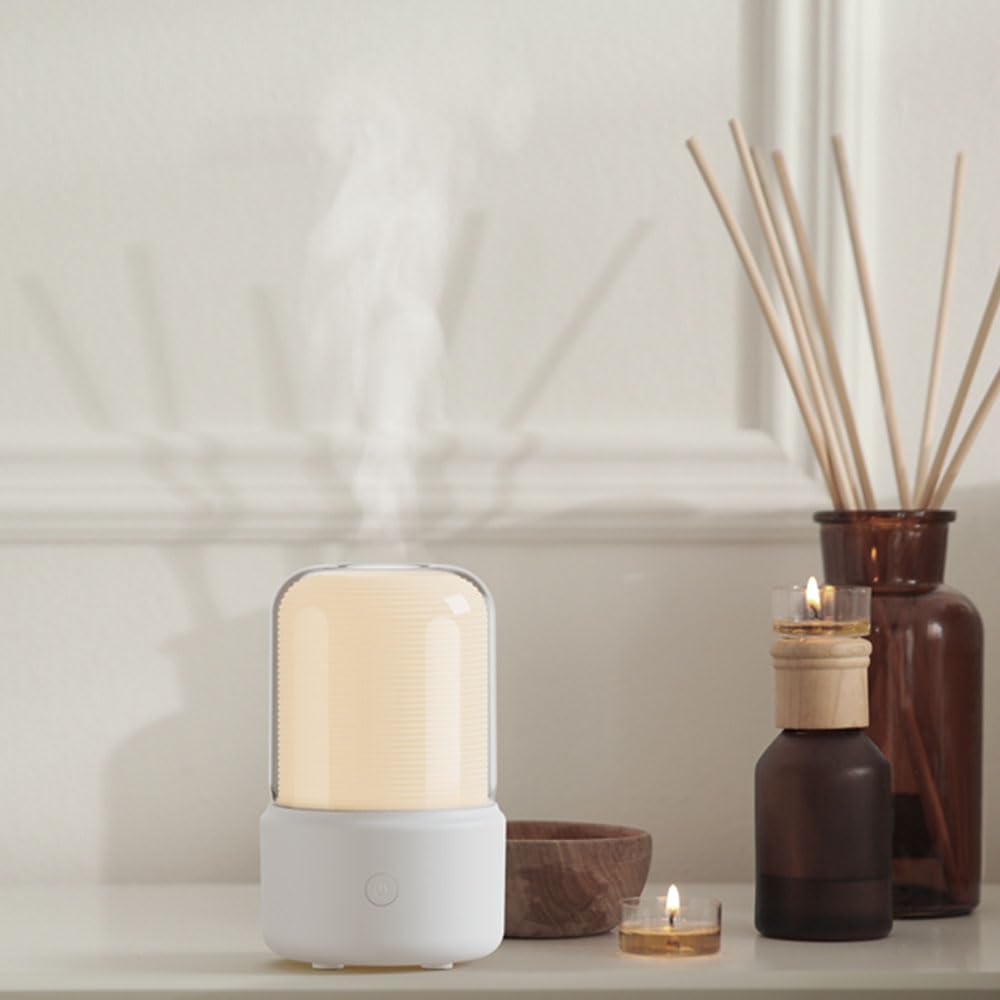 Candlelight Flame Air Diffuser,Portable Essential Oil Diffuser Noiseless 120ML Aroma Diffuser Waterless AEKANAu supplements