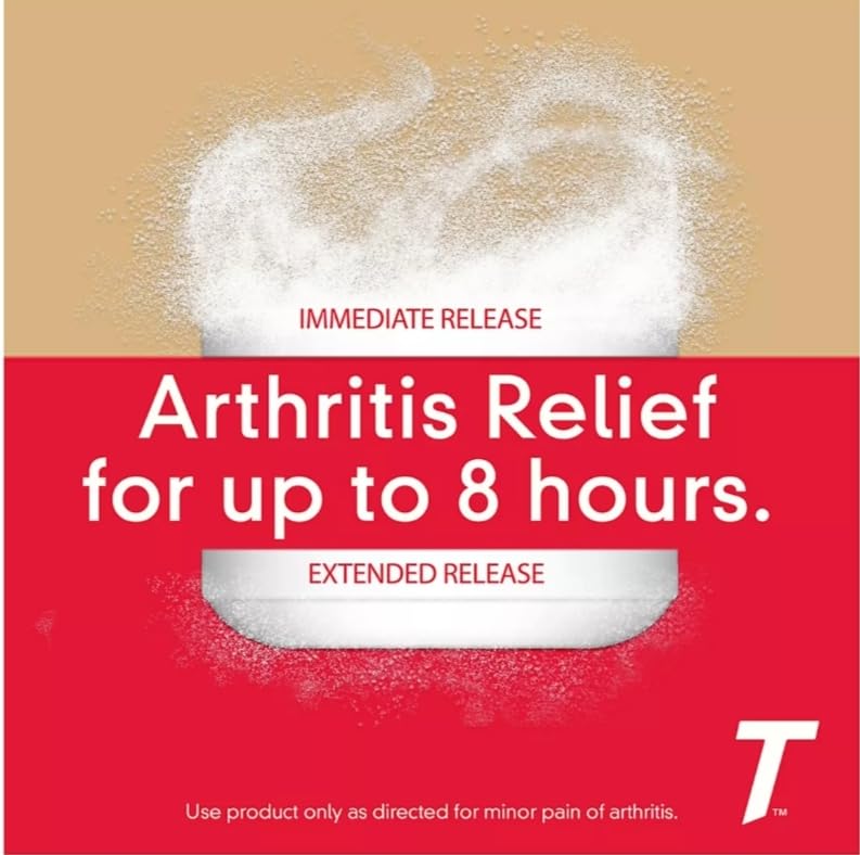 Tylenol Arthritis Pain Extended Release Tablets with Acetaminophen for Joint Pain, 290 Caplets (Pack of 2) (Package May Vary) TylenolAu supplements