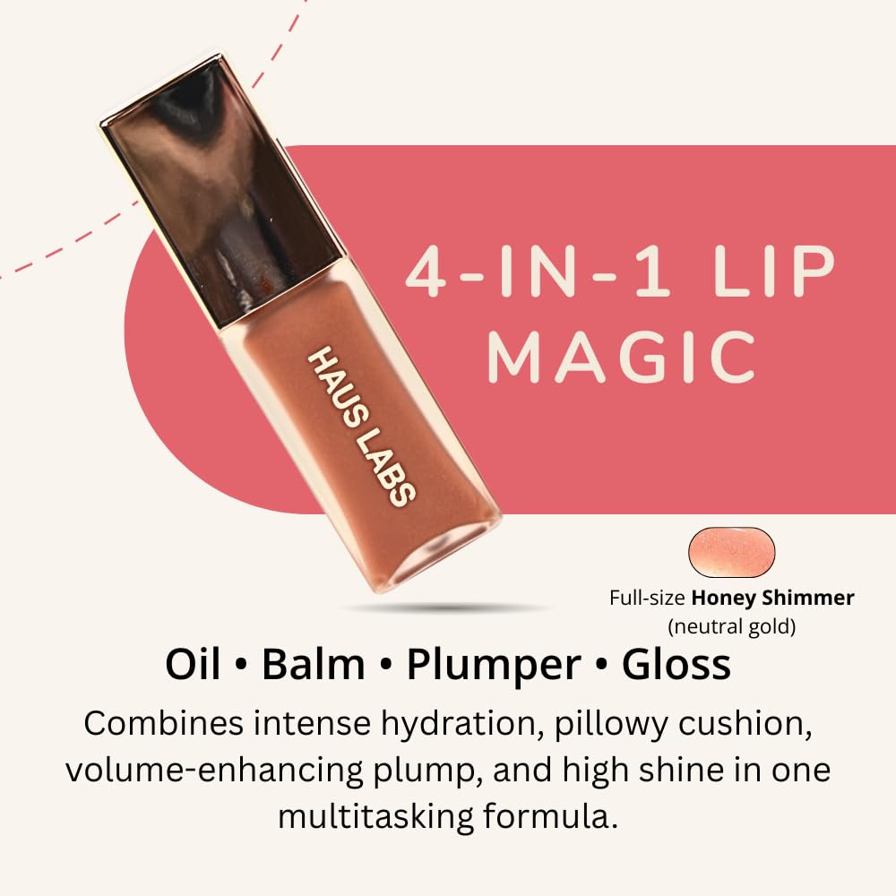 Haus Labs PHD Hybrid Innovation Plumping Lip Glaze Duo - Honey Shimmer Full Size & Persimmon Mini Haus LaboratoriesAu supplements