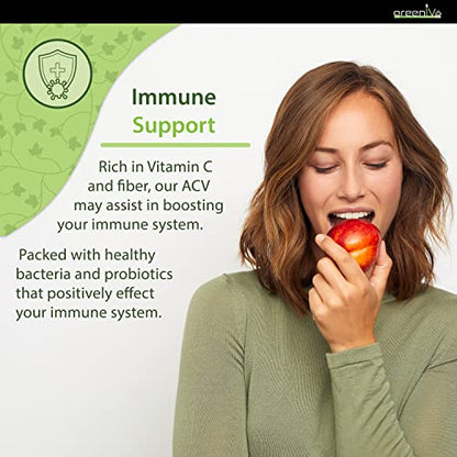 GreenIVe ACV Drops Apple Cider Vinegar Tincture with The Mother Weight Management GreenIVeUS supplements