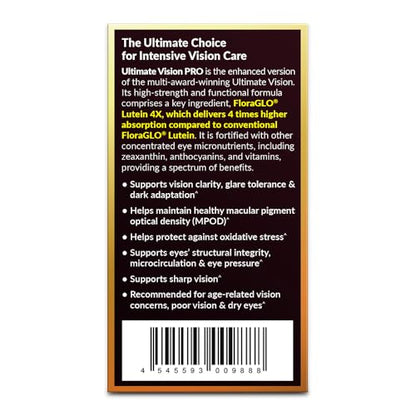 AFC Japan Ultimate Vision PRO - Eye Formula with FloraGLO Lutein 4X AFCUS supplements