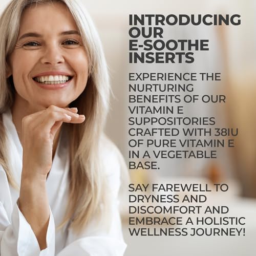 NewLife Naturals Vitamin E Suppositories 38IU - Vaginal Dryness Irritation Menopause Support NewLife NaturalsAu supplements