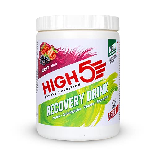 HIGH5 Recovery Drink | Whey Protein Isolate | Promotes Recovery | (Berry, 450g) HIGH5Au supplements
