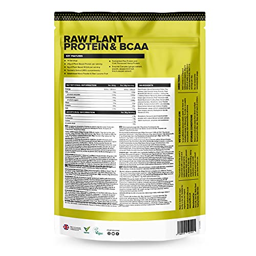 Vivo Life Perform Strawberry & Vanilla Flavour Vegan Protein Powder - BCAA Pea & Hemp Blend Vivo lifeAu supplements