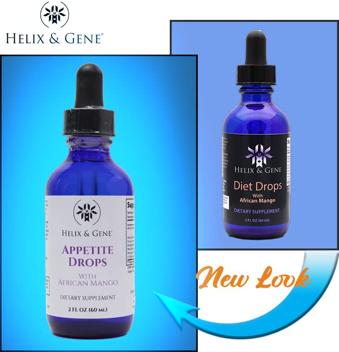 Helix & Gene Appetite Diet Drops Mango Flavor | Fast Weight Loss | Natural Metabolism Helix & GeneUS supplements