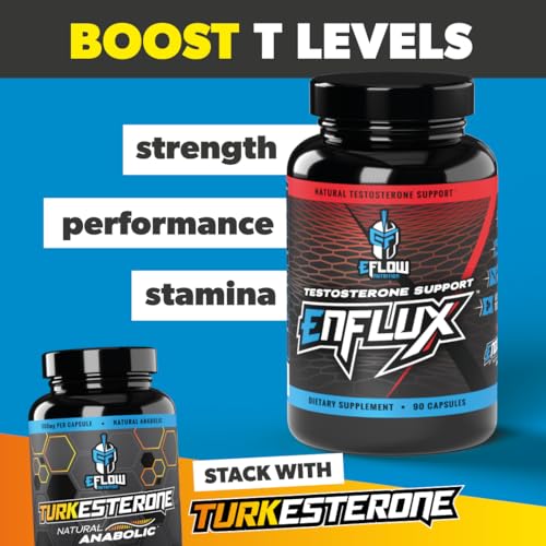 eFlow Nutrition Enflux Natural T Support with KSM-66 Ashwagandha - Supplement eFlow NutritionUS supplements