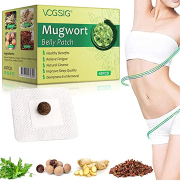 Mugwort Stickers, 40PCs Mugwort Navel Stickers - Parches para Bajar de Peso Rapido ALIVOAu supplements