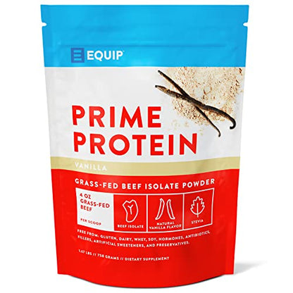Equip Foods Prime Protein - Grass Fed Beef Protein Powder Isolate - Gluten Free Carnivore EquipUS supplements